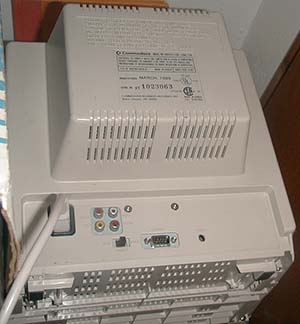 Commodore 1084S-D Rear Side