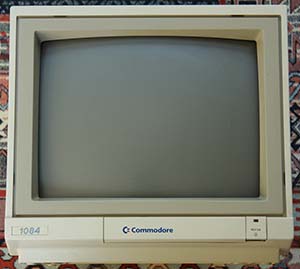 Commodore 1084 S High Resolution Monitor RARE! 1990 Commodore Computer User's Manual 