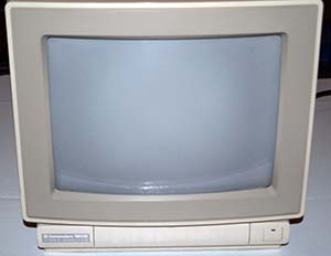 Commodore 1802D with gray badge